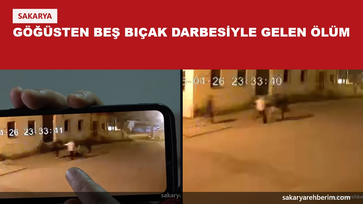 Göğüsten beş bıçak darbesiyle gelen ölüm