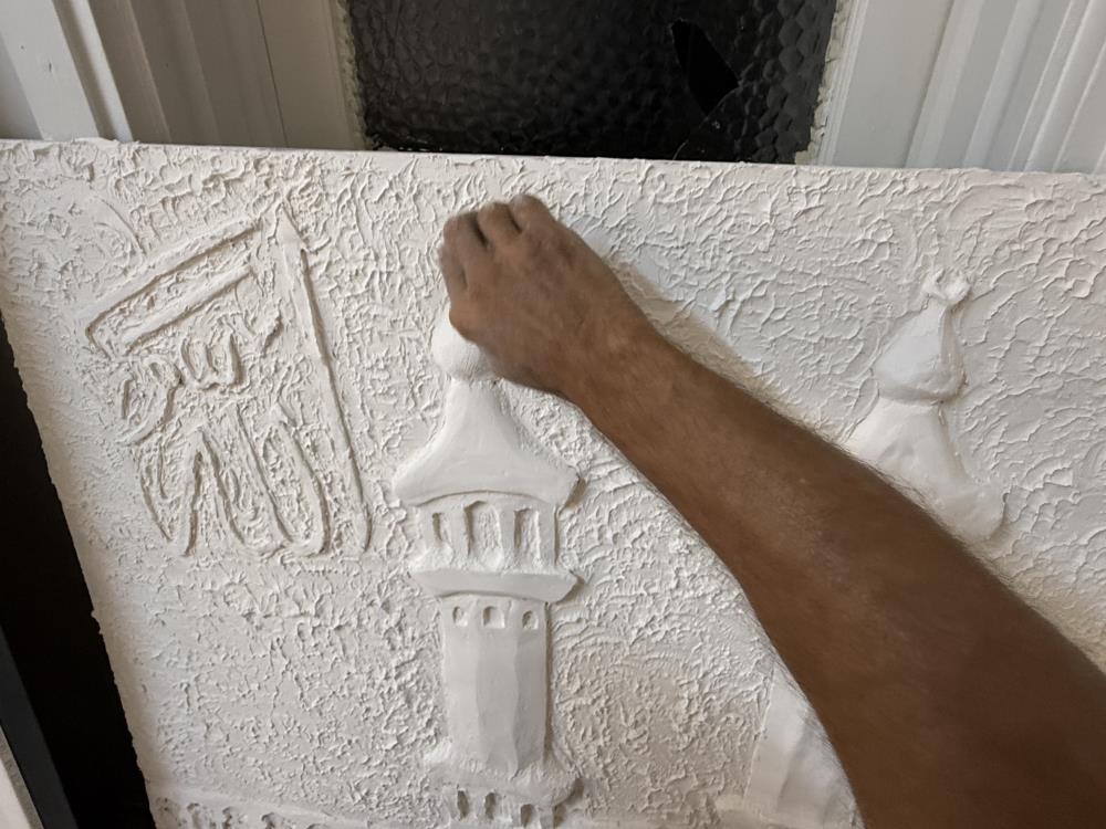 Parmaklarının ucunda alçı sanata dönüşüyor - 5. fotoğraf