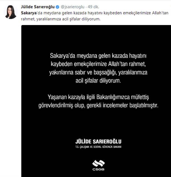 Kazayı araştırmak üzere müfettiş gönderildi - 2. fotoğraf
