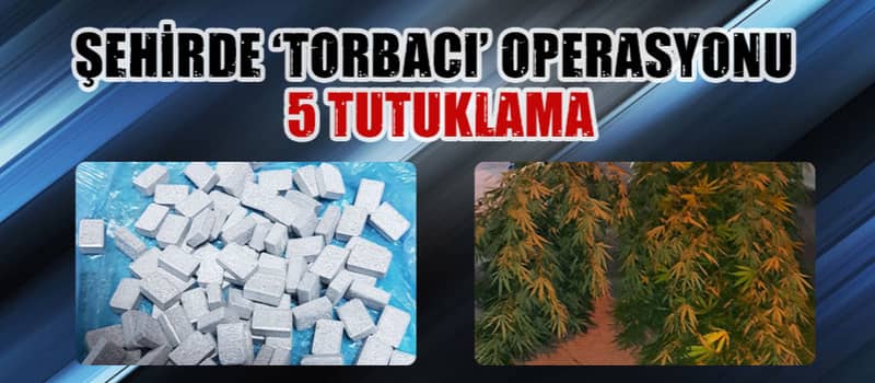 Uyuşturucu operasyonunda 5 tutuklama - 1. fotoğraf
