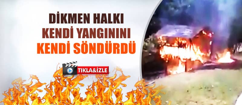 Kendi itfaiye araçlarıyla yangını söndürdüler - 3. fotoğraf