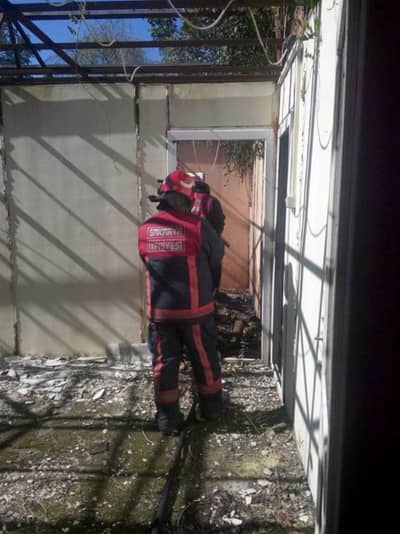 Serdivan'da bulunan barakada yangın çıktı - 3. fotoğraf