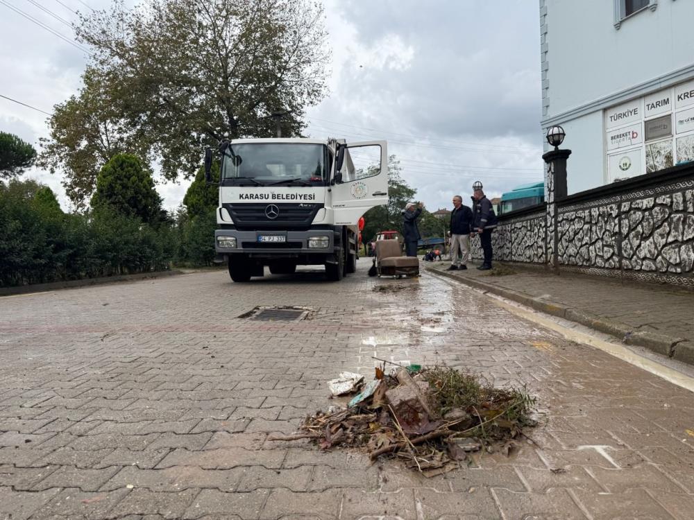 Sakarya'da taşkın yaşanan mahalledeki son durum havadan görüntülendi - 10. fotoğraf