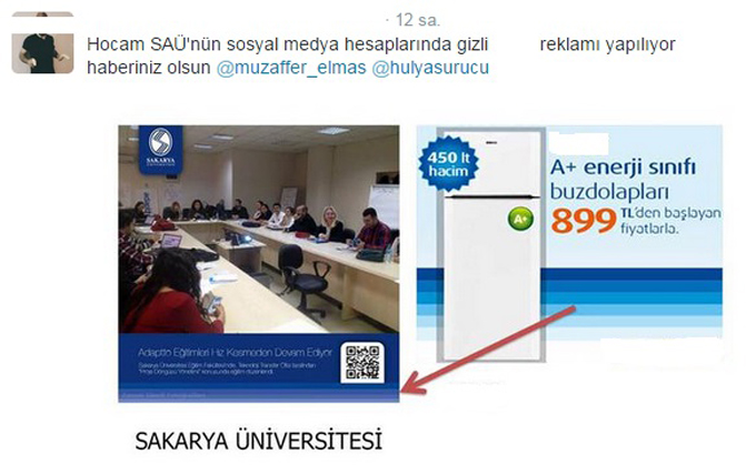 SAÜnün sosyal medya hesaplarında gizli reklam iddiası
