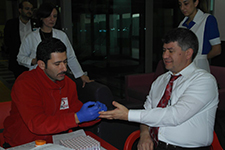 Kızılay Sakarya Şubesi, SAÜEAH'a çadır kurdu
