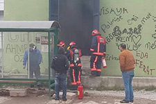 Trafo yangını ilçe merkezini elektriksiz bıraktı