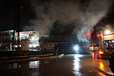 Trafo patladı mahalle elektriksiz kaldı