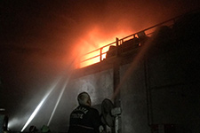 Hendek OSBde fabrika yangını