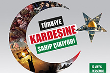 Orhan Cami Meydanında Filistin'e Destek mitingi yapılacak