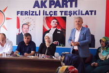 Ferizli Ak Parti ilçe teşkilatı bayramlaştı
