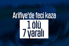 Arifiye'de kaza: 1 ölü, 7 yaralı