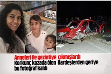 Kazada ölen kardeşlerden geriye bu fotoğraf kaldı