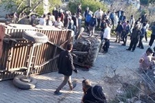 Traktör devrildi; 1 ölü, 4 yaralı