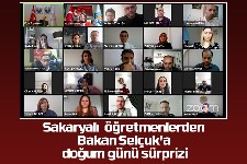 Bakan Selçuk'a doğum günü sürprizi yaptılar