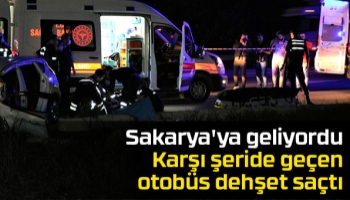 Otobüs karşı yöne geçti: 2 ölü
