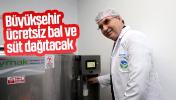 Ücretsiz bal ve süt dağıtılacak