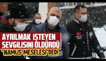 Ayrılmak isteyen sevgilisini öldürdü. Cesetle beraber kendini eve kilitledi.