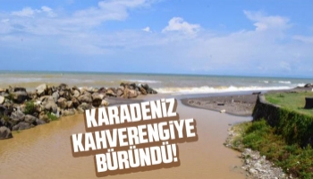 Karadeniz kahverengiye büründü
