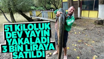 51 kiloluk dev yayın yakaladı