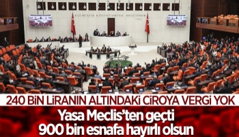 Vergi Kanunu TBMM'de kabul edildi