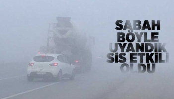Sis etkili oldu