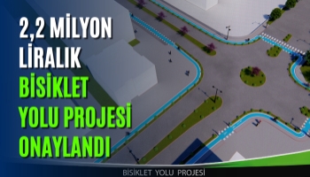 2,2 Milyon Liralık Bisiklet Yolu Projesi Onaylandı