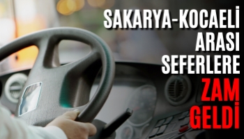 Sakarya-Kocaeli Arası Seferlere Zam Geldi