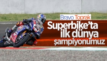 Milli motosikletçi Toprak Razgatlıoğlu Dünya Şampiyonu
