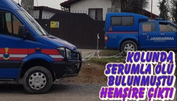 Kolunda serumla ölü bulunmuştu, Hemşire çıktı