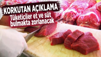 Tüketiciler et ve süt bulmakta zorlanacak