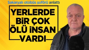 Sakaryalı otobüs şoförü Ukrayna'daki dramı anlattı