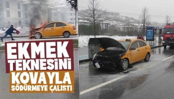 Ekmek teknesi yandı