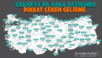 Sakarya'da vaka sayısında son durum