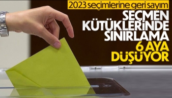 Seçmen kütüğü taşıma 6 ayla sınırlandırıldı