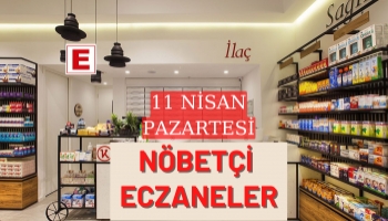 Sakarya Nöbetçi Eczaneler 11 Nisan Pazartesi