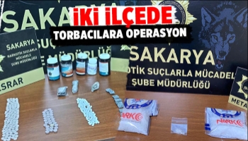 Adapazarı ve Serdivan'da uyuşturucu operasyonu