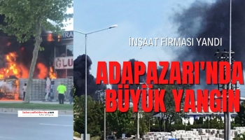 İnşaat Firması Alevler İçinde Kaldı