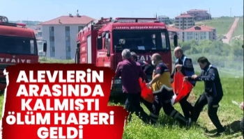 Yangın yaşlı adamı, hayattan kopardı.