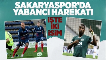Sakaryaspor'da yabancı harekatı