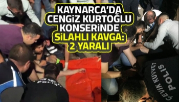 Cengiz Kurtoğlu konserinde silahlı kavga: 2 yaralı