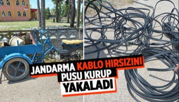 Kablo hırsızı aynı yere üçüncü kez gelince paketlendi