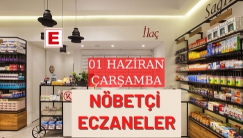Sakarya Nöbetçi Eczaneler 01 Haziran