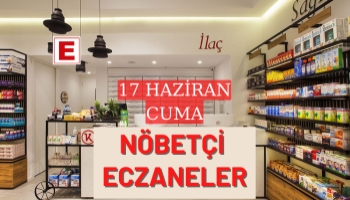 Sakarya Nöbetçi Eczaneler 17 Haziran Cuma
