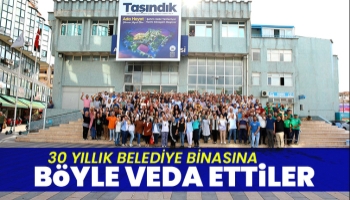 Adapazarı Belediyesi çalışanları böyle veda etti!