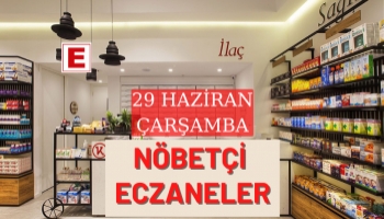 Sakarya Nöbetçi Eczaneler 29 Haziran Çarşamba