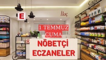 Sakarya Nöbetçi Eczaneler 1 Temmuz Cuma
