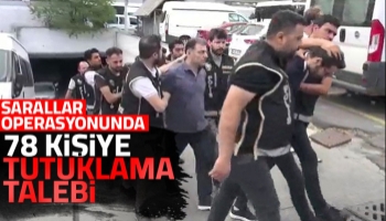 Sakarya'ya uzanan operasyonda 78 tutuklama talebi