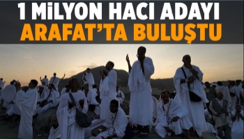 Salgın sonrası ilk kez hacı adayları Arafat’ta vakfeye duruyor
