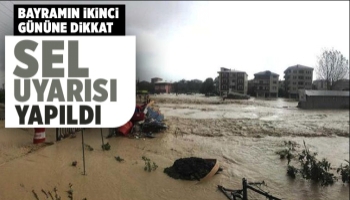 Bayramın ikinci günü Sakarya için kuvvetli yağış uyarısı