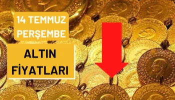 Altın Fiyatları Ne Kadar Oldu? 14 Temmuz Perşembe